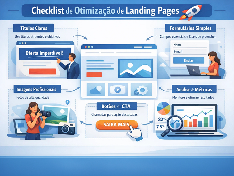 Otimização de landing pages para aumentar conversão