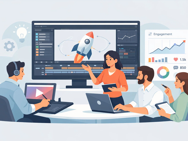 Ferramentas e tendências em animação para empresas