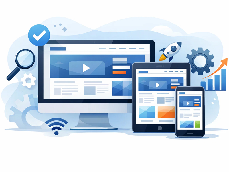 Design responsivo e otimização para SEO